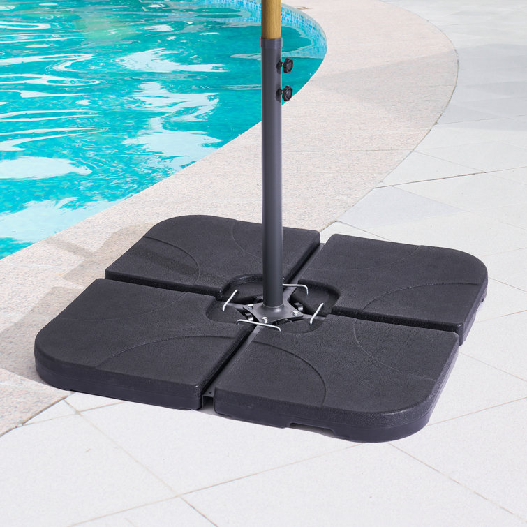 Arlmont & Co. Plastic Free Standing Umbrella Base Wayfair